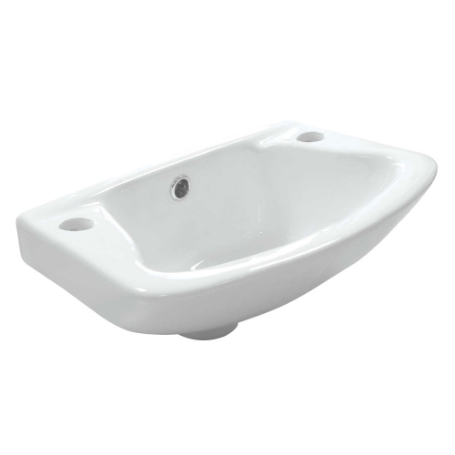 Arley Basin Wall Mounted Basin 36cm 2 Tap Hole  