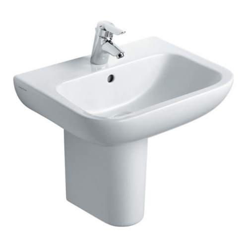 Armitage Shanks Portman 21 Washbasin 40cm 1 Taphole With Overflow With Half Pedestal