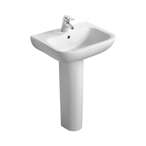 Armitage Shanks Portman 21 Washbasin 40cm 1 Taphole With Overflow With Full Pedestal