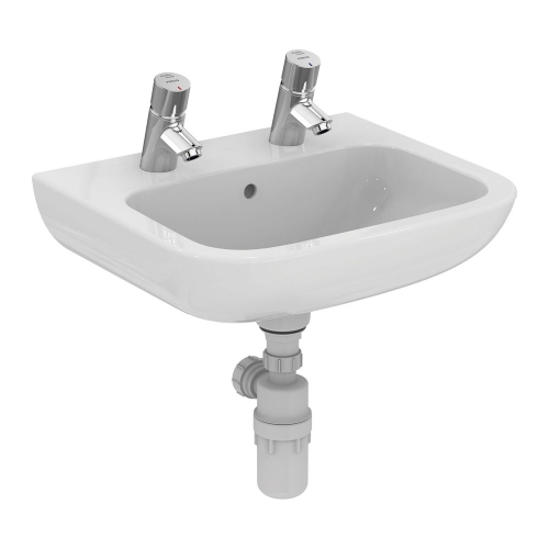 Armitage Shanks Portman 21 Washbasin 50cm 2 Taphole With Overflow S230901