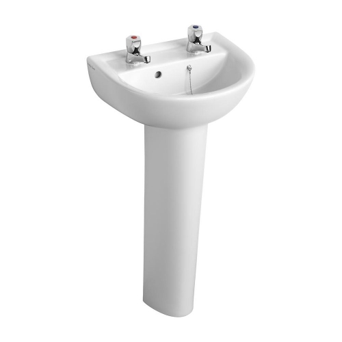 Armitage Shanks Sandringham 21 50cm Washbasin & Pedestal