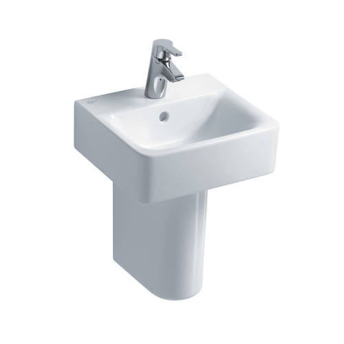 Ideal Standard Concept Cube Handrinse 40cm 1 Tap Hole With Half Pedestal