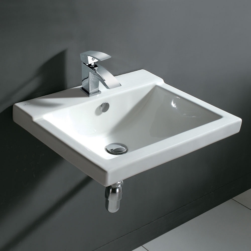 Synergy Geo 3 Wall Hung Basin 560mm 1 Taphole