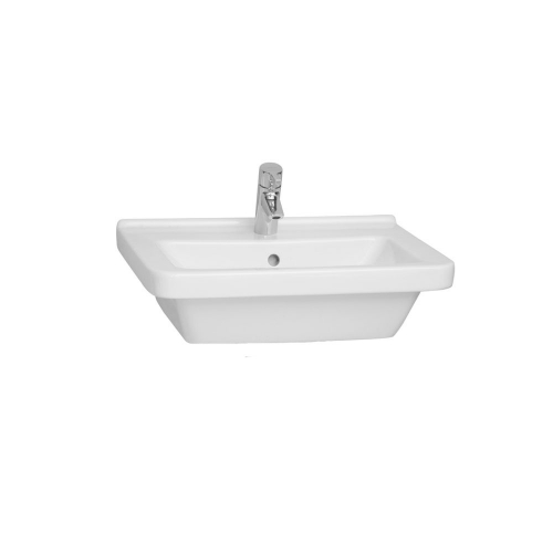 Vitra S50 Washbasin Square 60cm 1 Tap Hole 5310L003-0999 