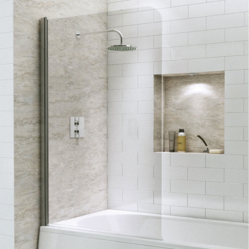 Radius Straight Bath Screen