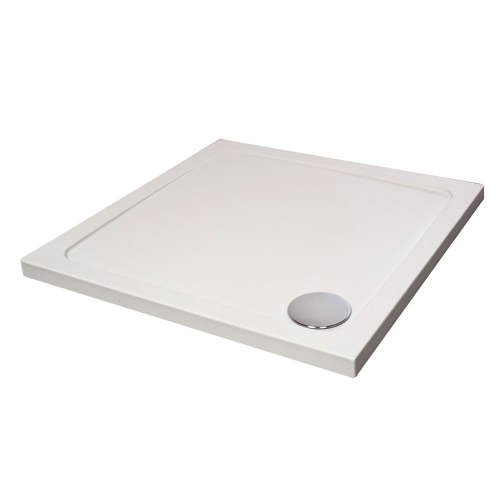 Hydro45 Square Shower Tray White