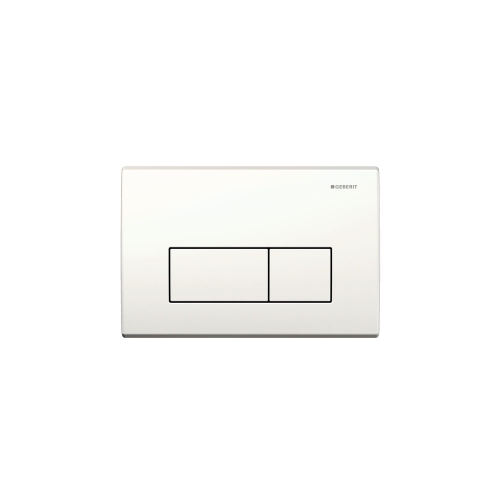 Geberit Kappa50 Dual Flush Plate White - 115.260.11.1