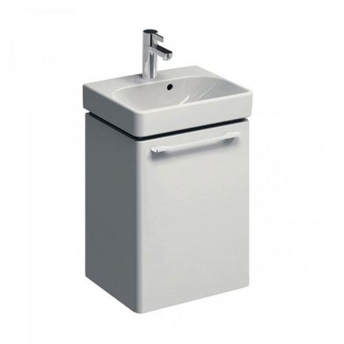 Geberit Smyle White 450mm Vanity Unit & 1 Taphole Basin