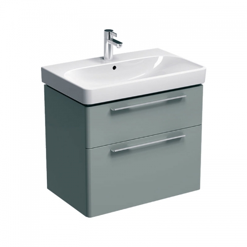 Geberit Smyle Grey 750mm Vanity Unit & 1 Taphole Basin