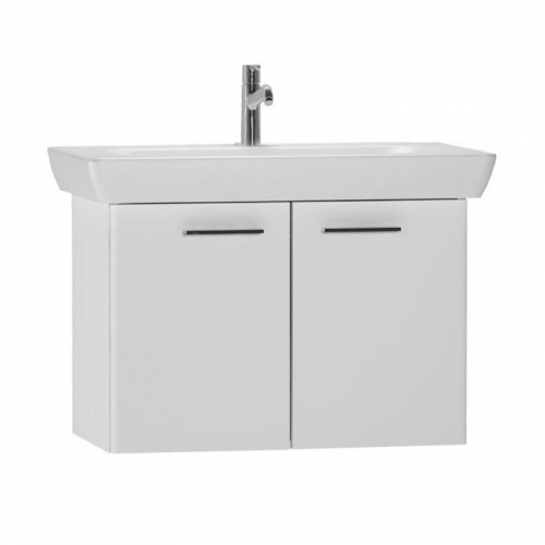Vitra S20 White 85cm Wall Mounted Vanity Unit With Basin 54784