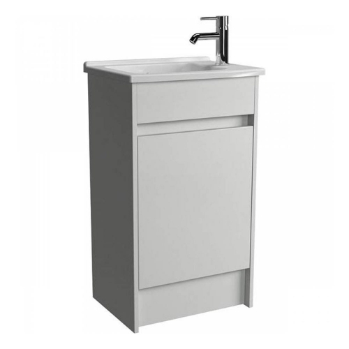 Vitra S50 White Compact 50cm Floor Standing Vanity Unit with Basin 52978