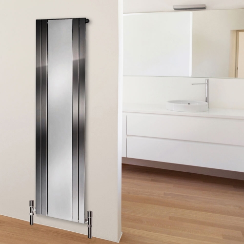 Attika Designer Radiator With Mirror Chrome - 600 x 1800mm