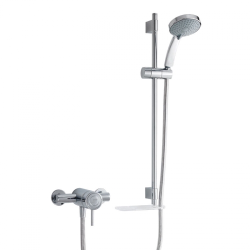 Mira Element Exposed Shower Mixer And Slider Rail Kit 1656.011 