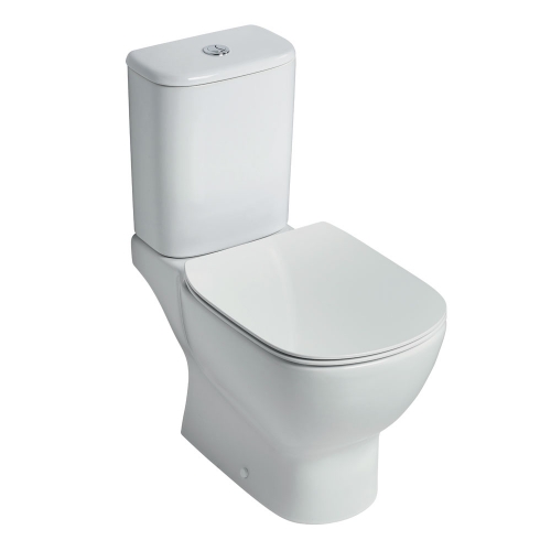 Ideal Standard Tesi Aquablade Close Coupled Full Access Toilet WC (Cistern 4/2.6 Litres)