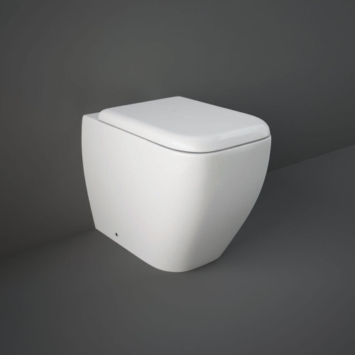 Rak Metropolitan Back To Wall Toilet Pan With Soft Close Seat