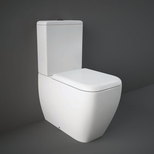 Rak Metropolitan Close Coupled Toilet WC With Soft Close Seat 