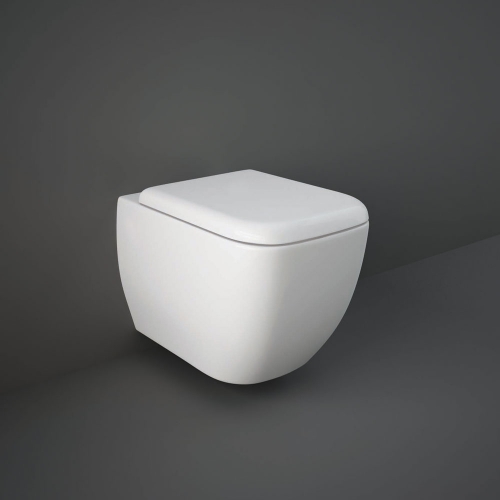  Rak Metropolitan Wall Hung Toilet Pan With Soft Close Seat