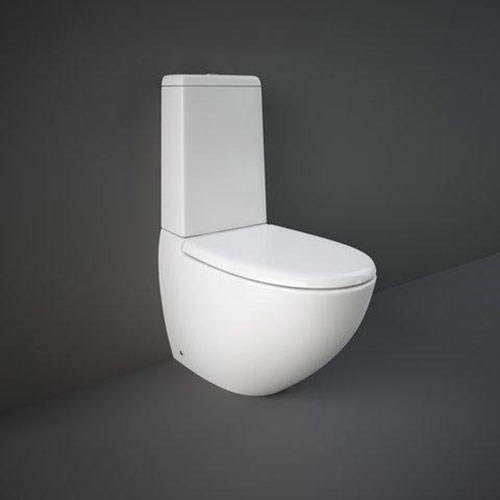 Rak Reserva Close Coupled Fully Back To Wall Toilet WC With Soft Close Seat