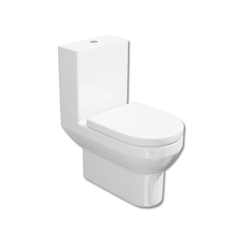 Synergy Alpha Close Coupled WC Toilet With Soft Close Seat