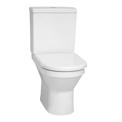 Vitra S50 Close Coupled Rimless Open Back WC Toilet  