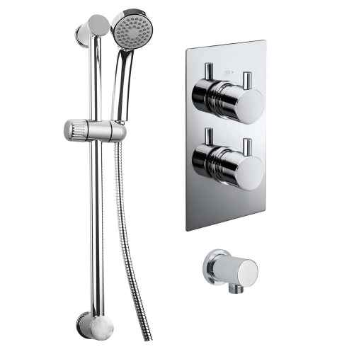 Lewes Concealed Thermostatic Shower Set - By Voda Design
