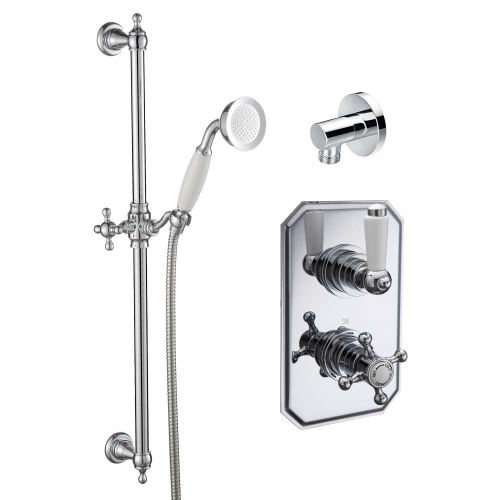 Tiber Traditional Concecealed Thermostatic Shower Set  - By Voda Design