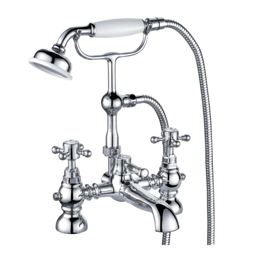 Foyle Bath Shower Mixer with Shower Kit - By Voda Design