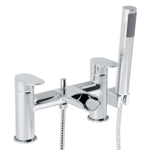 Lune Bath Shower Mixer with Shower Kit - By Voda Design