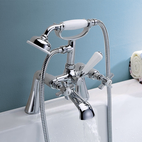 Brook Bath Shower Mixer with Shower Kit - By Voda Design