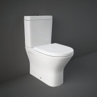 Rak Resort Mini Close Coupled Fully Back To Wall WC Toilet With Soft Close Seat